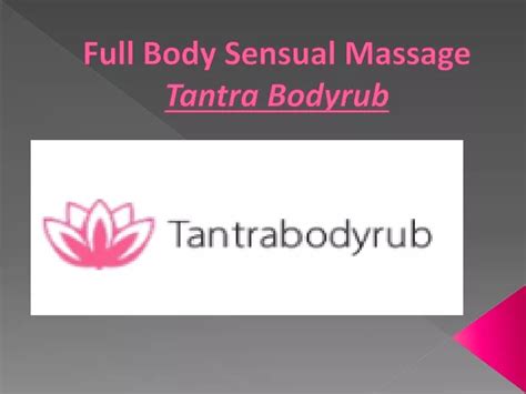 Full Body Sensual Massage Escort Parys